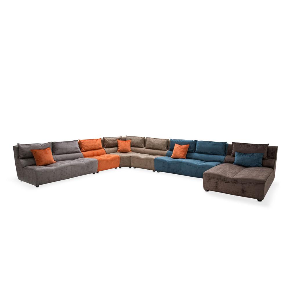 AICO by Michael Amini - 21 Cosmopolitan 6-Piece Modular Sectional Set veiw 1