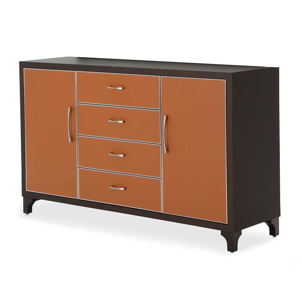 AICO by Michael Amini - 21 Cosmopolitan Dresser in Diablo Orange/Umber - 9029050-812_CLOSEOUT veiw 1