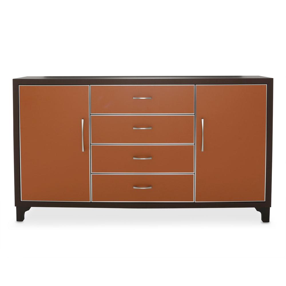 AICO by Michael Amini - 21 Cosmopolitan Dresser in Diablo Orange/Umber - 9029050-812_CLOSEOUT veiw 2