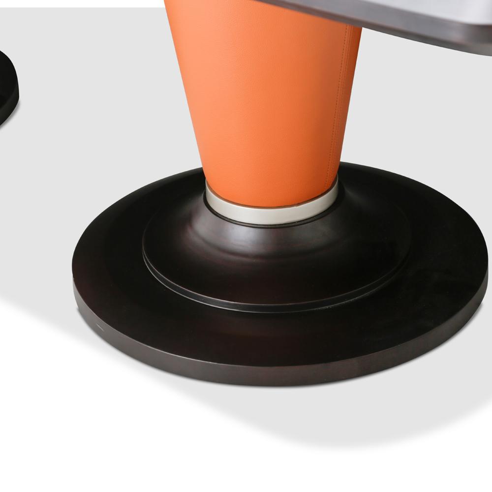 AICO by Michael Amini - 21 Cosmopolitan Rectangular Dining Table in Diablo Orange/Umber veiw 5
