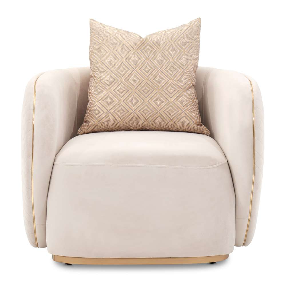 AICO by Michael Amini - Ariana Accent Chair - Beige/Gold - LFR-ARNA835-BGE-806 veiw 2