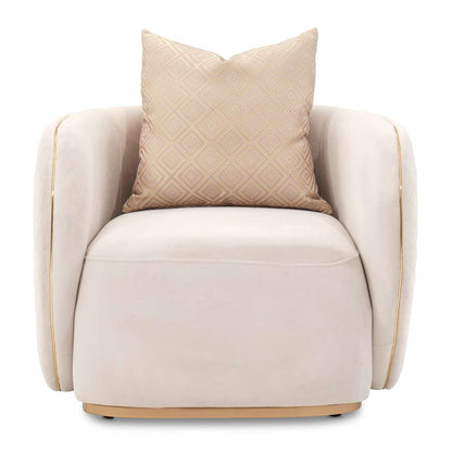 AICO by Michael Amini - Ariana Accent Chair - Beige/Gold - LFR-ARNA835-BGE-806 veiw 2
