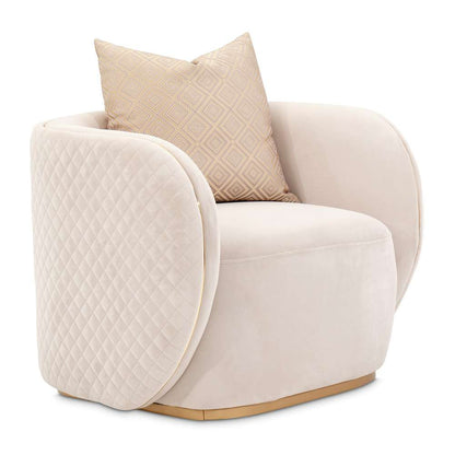 AICO by Michael Amini - Ariana Accent Chair - Beige/Gold - LFR-ARNA835-BGE-806 veiw 3