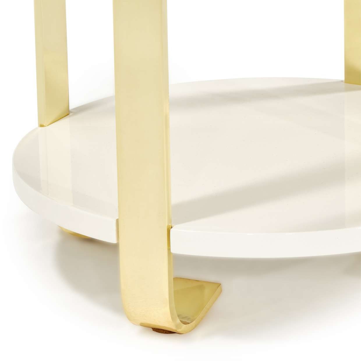 AICO by Michael Amini - Ariana Chairside Table - Gold - LFR-ARNA222-806 veiw 5