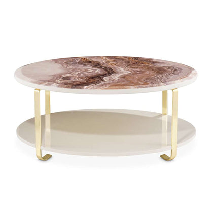 AICO by Michael Amini - Ariana Cocktail Table - Gold - LFR-ARNA201-806 veiw 2