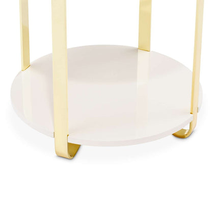 AICO by Michael Amini - Ariana End Table - Gold - LFR-ARNA202-806 veiw 4