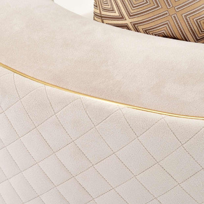 AICO by Michael Amini - Ariana Loveseat - Beige/Gold - LFR-ARNA825-BGE-806 veiw 7