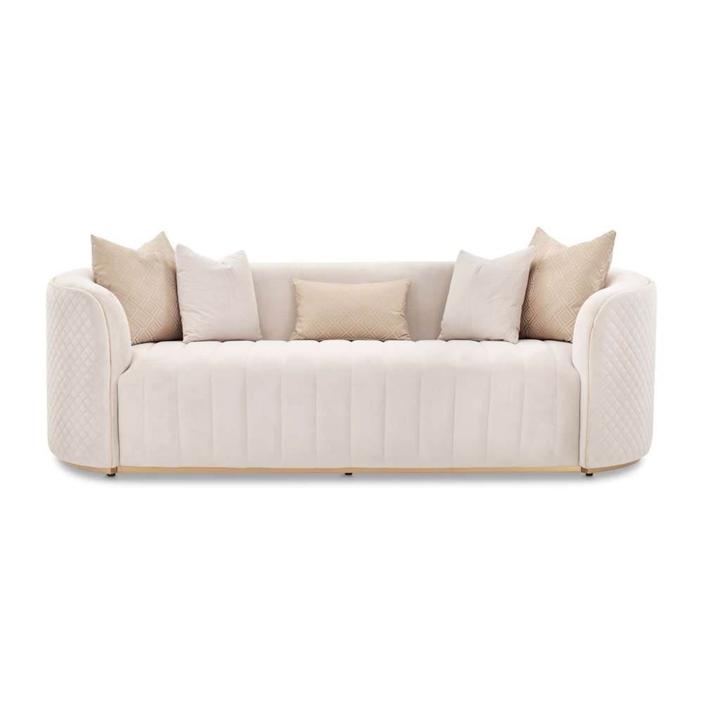 AICO by Michael Amini - Ariana Sofa - Beige/Gold - LFR-ARNA815-BGE-806 veiw 2