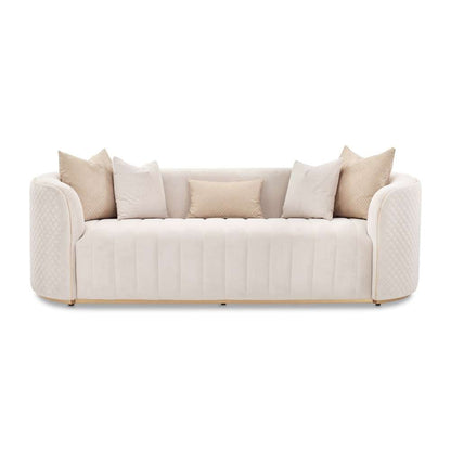 AICO by Michael Amini - Ariana Sofa - Beige/Gold - LFR-ARNA815-BGE-806 veiw 2