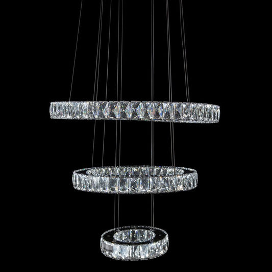 AICO by Michael Amini - Asteroids LED Chandelier, Small - LT-CH808 veiw 1