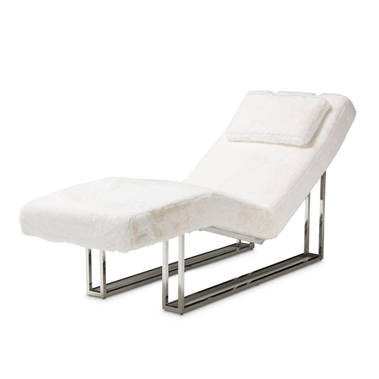 AICO by Michael Amini - Astro Faux Fur Chaise (2 pc)_CLOSEOUT veiw 1
