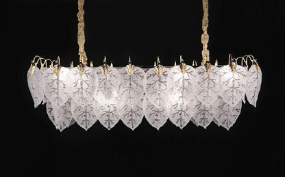 AICO by Michael Amini - Autumn - Rectangular 12 Light Chandelier - LT-CH972-12CLR veiw 1