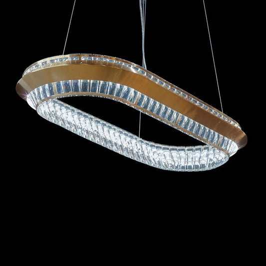 AICO by Michael Amini - Base Camp - Oval LED Chandelier - LT-CH817 veiw 1