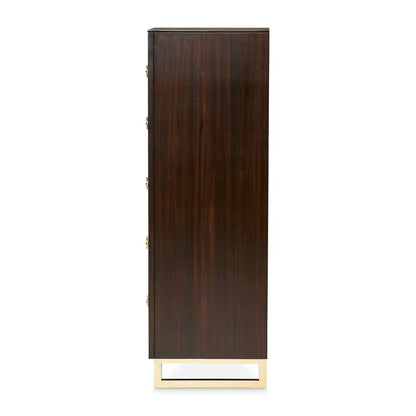 AICO by Michael Amini - Belmont Place 5-Drawer Chest - Espresso - 9085070SA-409 veiw 3