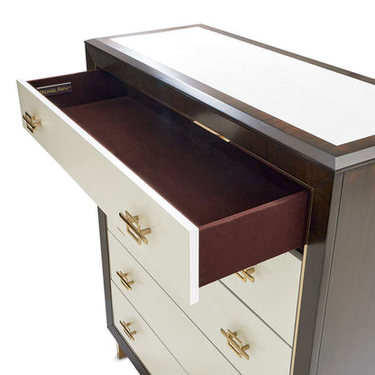 AICO by Michael Amini - Belmont Place 5-Drawer Chest - Espresso - 9085070SA-409 veiw 5