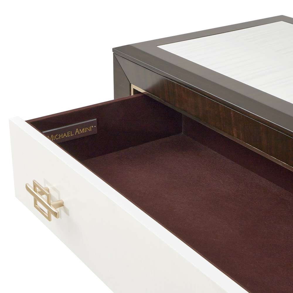 AICO by Michael Amini - Belmont Place 5-Drawer Chest - Espresso - 9085070SA-409 veiw 6
