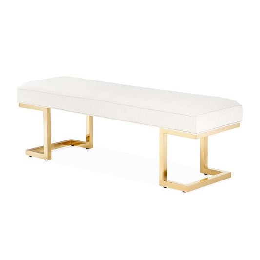 AICO by Michael Amini - Belmont Place Bed Bench - Bright Gold - 9085904-806 veiw 1