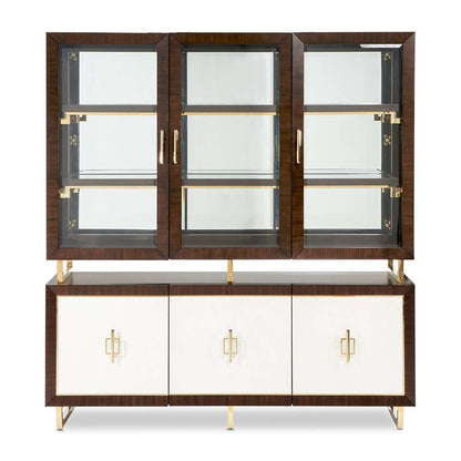 AICO by Michael Amini - Belmont Place China Cabinet - Espresso - 9085005-06-409 veiw 2
