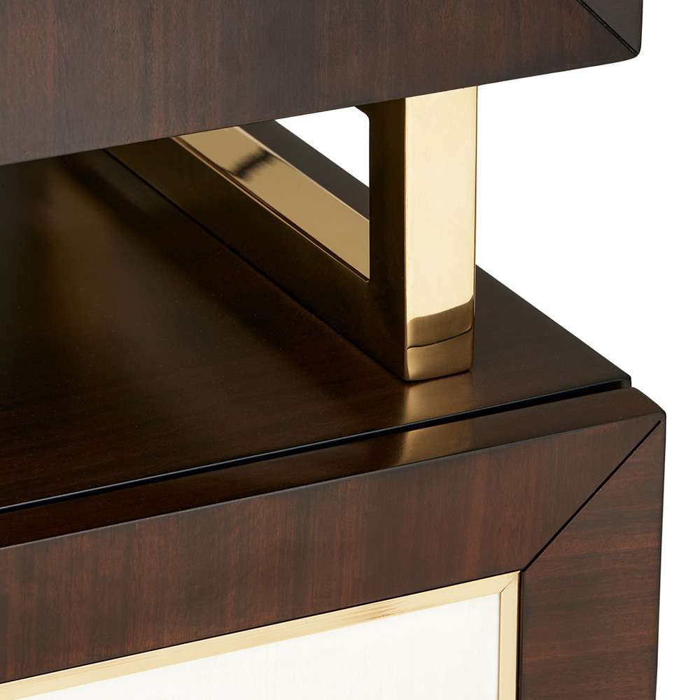 AICO by Michael Amini - Belmont Place China Cabinet - Espresso - 9085005-06-409 veiw 4