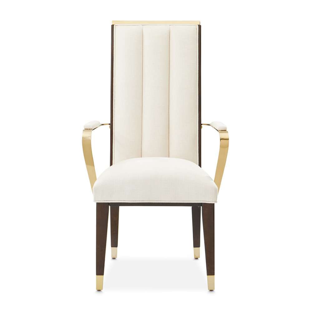 AICO by Michael Amini - Belmont Place Dining Arm Chair, Set of 2 - Espresso - 9085004-409 veiw 2