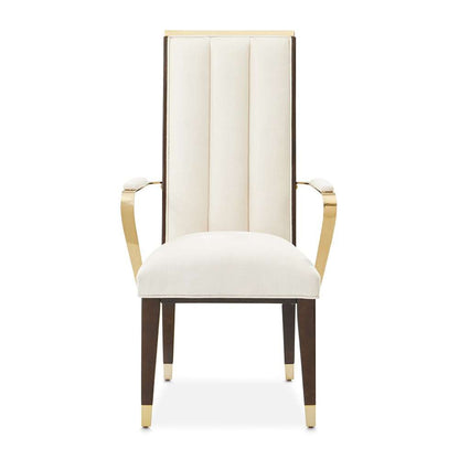 AICO by Michael Amini - Belmont Place Dining Arm Chair, Set of 2 - Espresso - 9085004-409 veiw 2