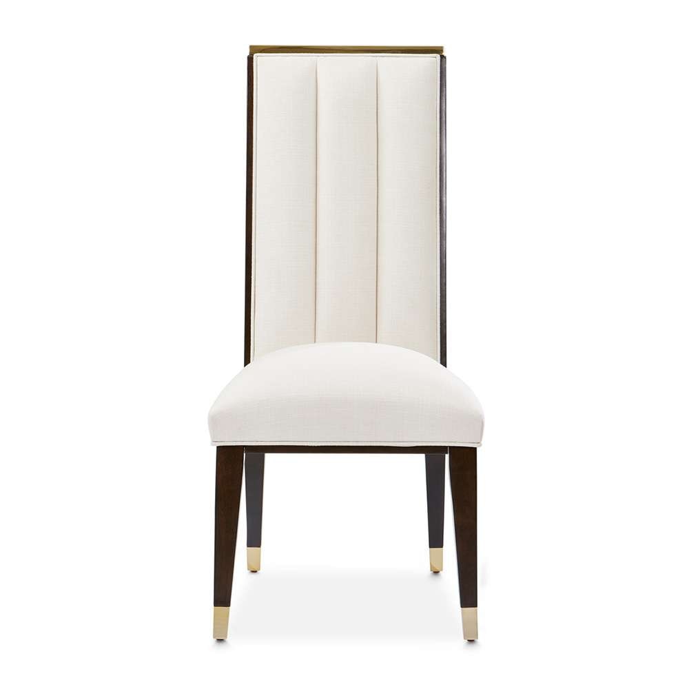 AICO by Michael Amini - Belmont Place Dining Side Chair, Set of 2 - Espresso - 9085003-409 veiw 2