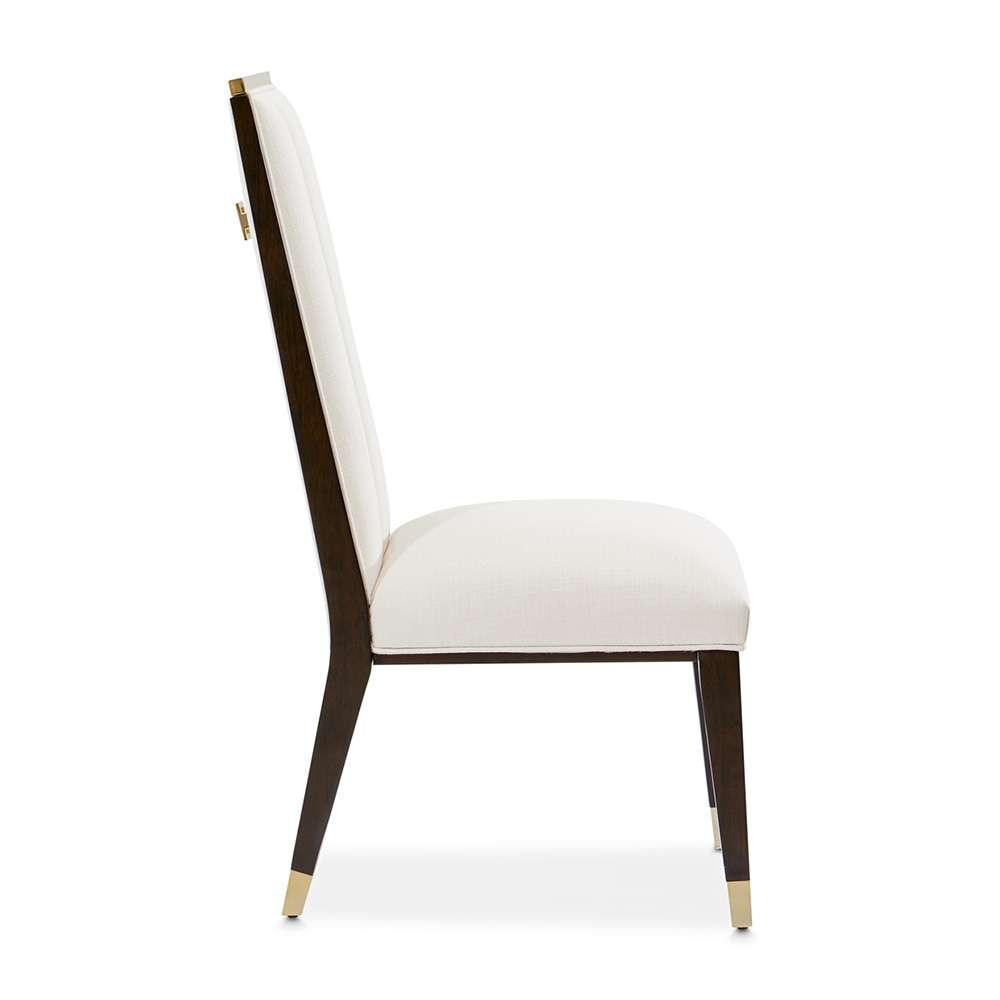 AICO by Michael Amini - Belmont Place Dining Side Chair, Set of 2 - Espresso - 9085003-409 veiw 4