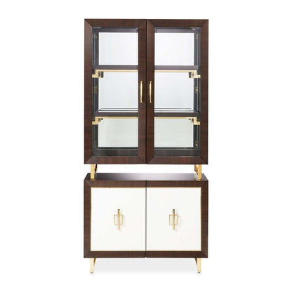 AICO by Michael Amini - Belmont Place Display Cabinet - Espresso - 9085209-409 veiw 2