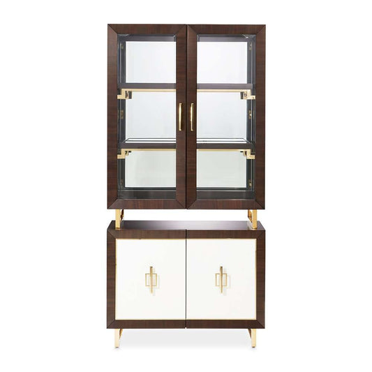 AICO by Michael Amini - Belmont Place Display Cabinet - Espresso - 9085209-409 veiw 2