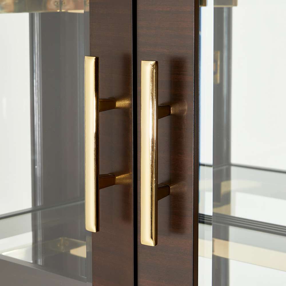 AICO by Michael Amini - Belmont Place Display Cabinet - Espresso - 9085209-409 veiw 3