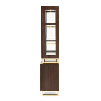 AICO by Michael Amini - Belmont Place Display Cabinet - Espresso - 9085209-409 veiw 6