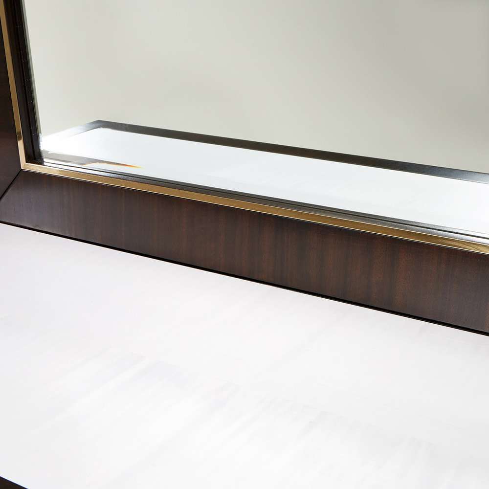 AICO by Michael Amini - Belmont Place Dresser & Mirror - Espresso - 9085050SA-260-409 veiw 4