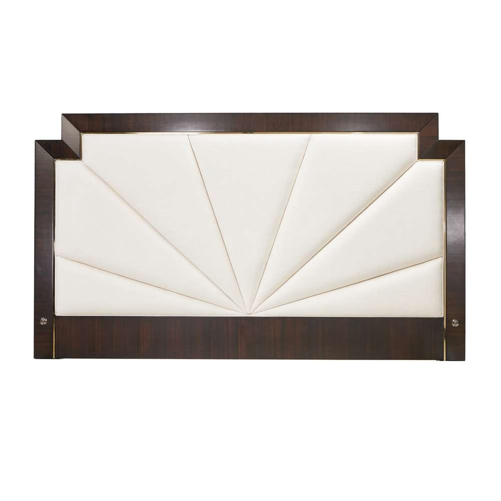 AICO by Michael Amini - Belmont Place East King Upholstered Bed - Espresso - 9085000EK3-409 veiw 5