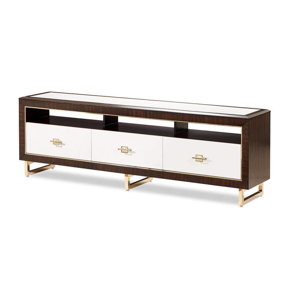 AICO by Michael Amini - Belmont Place Media Cabinet - Espresso - 9085081-409 veiw 1