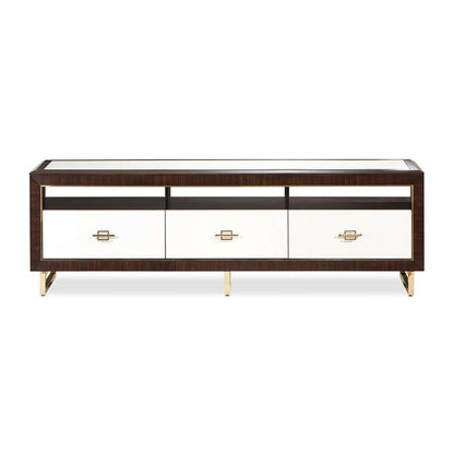 AICO by Michael Amini - Belmont Place Media Cabinet - Espresso - 9085081-409 veiw 2
