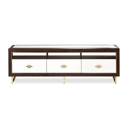 AICO by Michael Amini - Belmont Place Media Cabinet - Espresso - 9085081-409 veiw 2