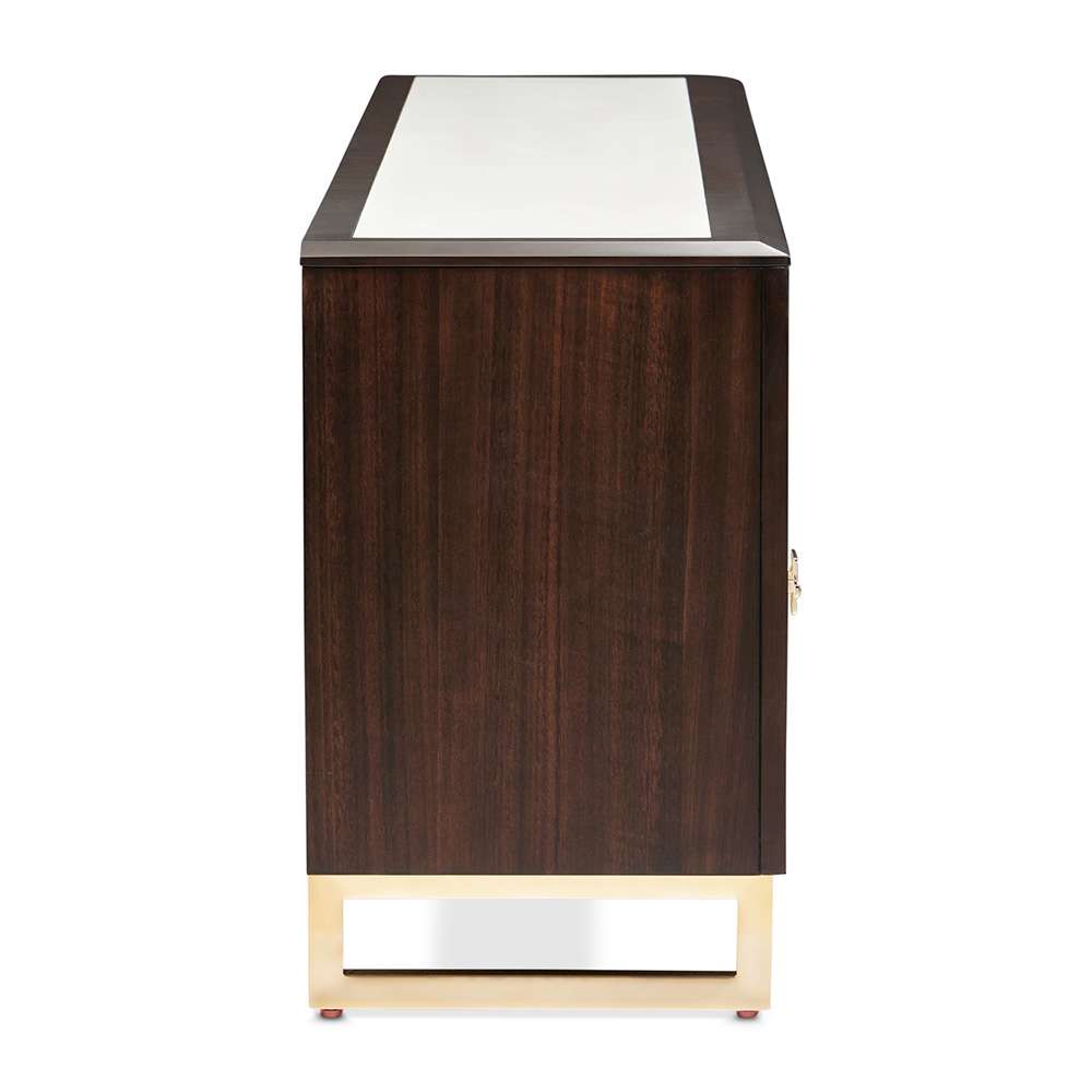 AICO by Michael Amini - Belmont Place Media Cabinet - Espresso - 9085081-409 veiw 3