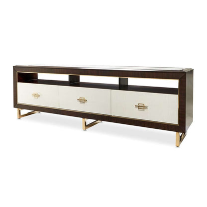 AICO by Michael Amini - Belmont Place Media Cabinet - Espresso - 9085081-409 veiw 5