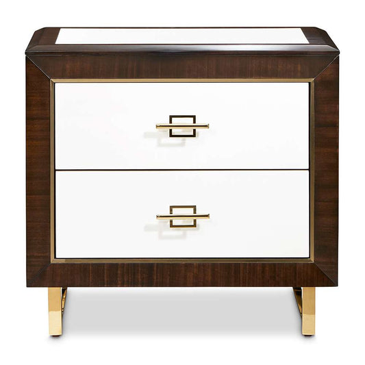 AICO by Michael Amini - Belmont Place Nightstand - Espresso - 9085040-409 veiw 2