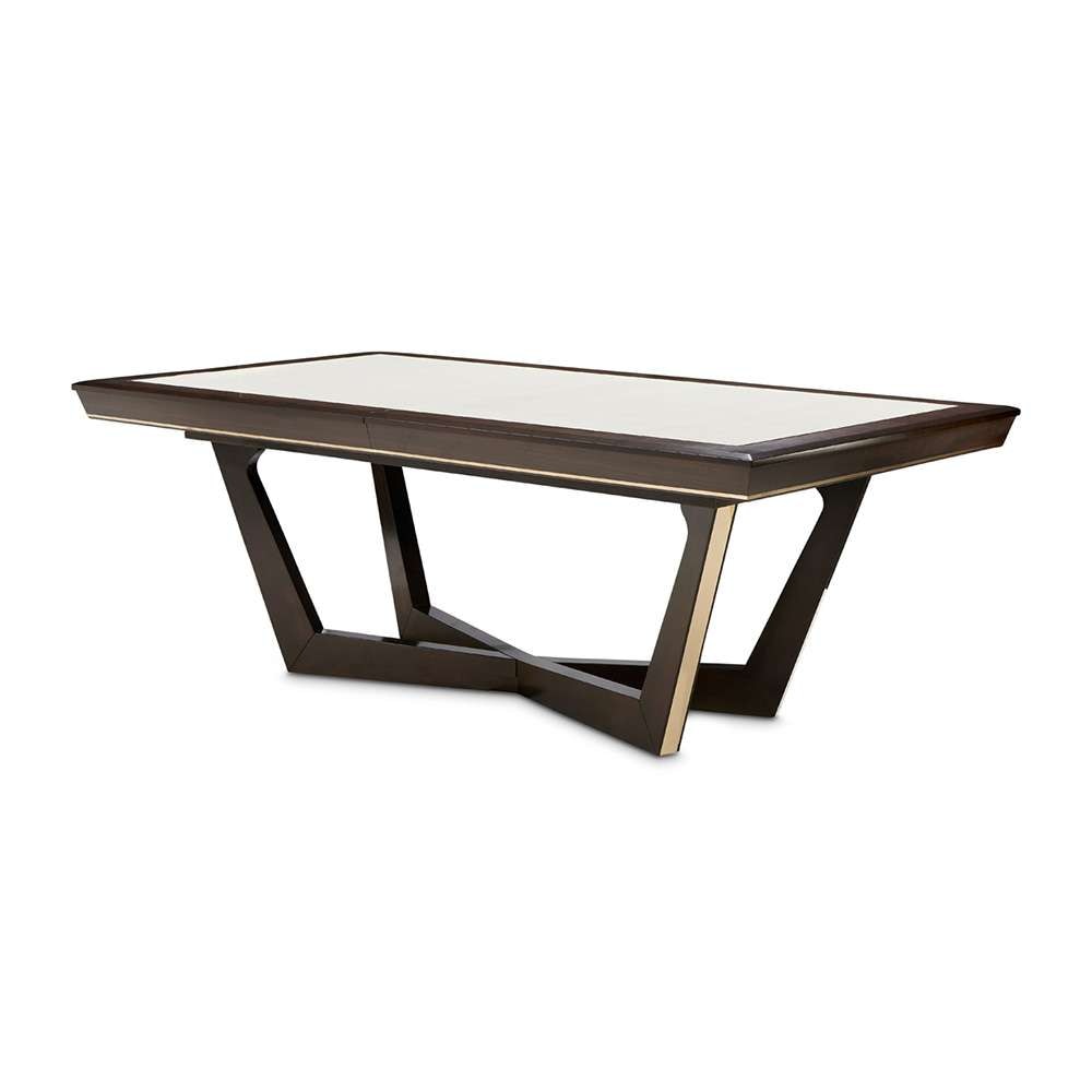 AICO by Michael Amini - Belmont Place Rectangular Dining Table - Espresso - 9085000-409 veiw 1