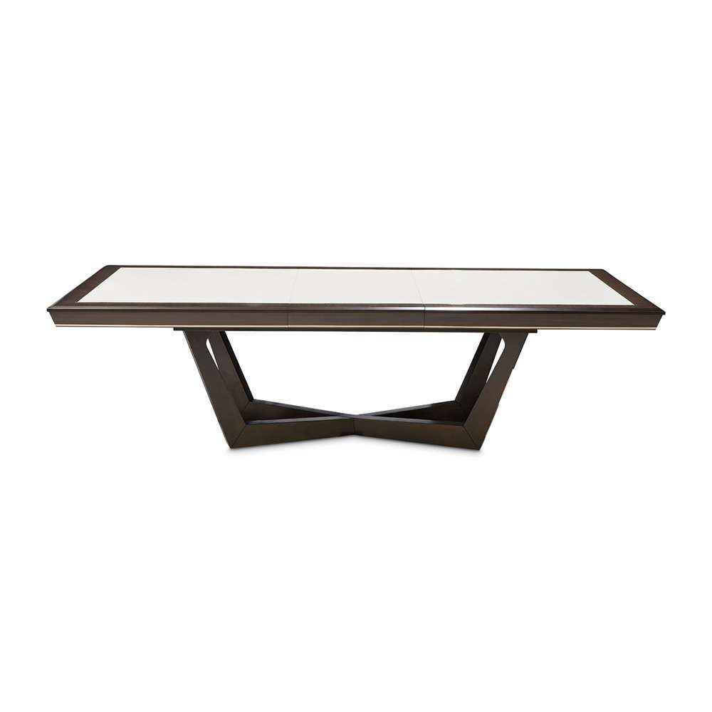 AICO by Michael Amini - Belmont Place Rectangular Dining Table - Espresso - 9085000-409 veiw 2
