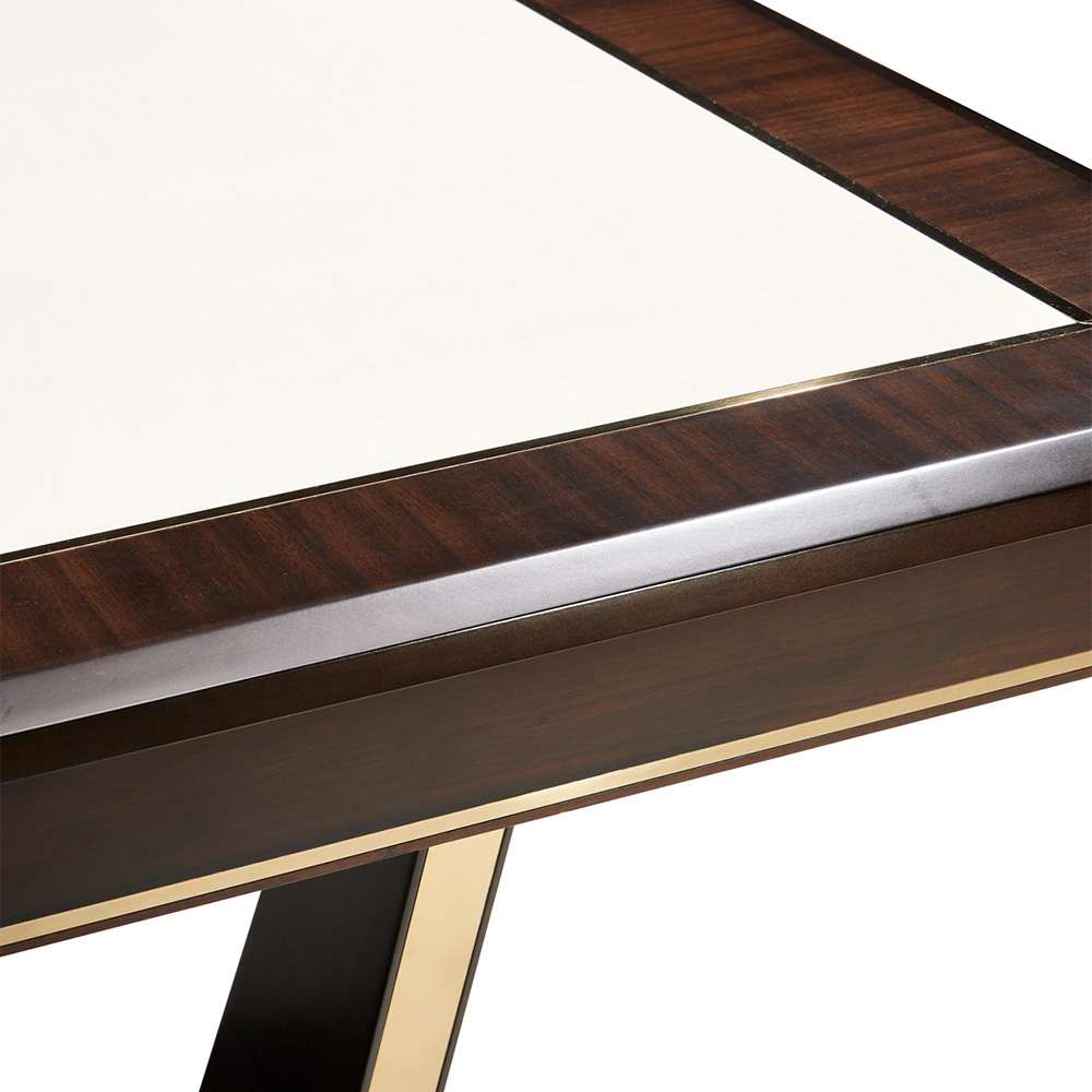 AICO by Michael Amini - Belmont Place Rectangular Dining Table - Espresso - 9085000-409 veiw 4