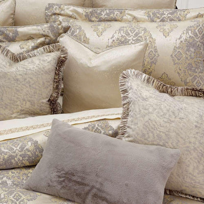 AICO by Michael Amini - Bennett 10-Piece King Comforter Set - Champagne - BCS-KS10-BENNET-CMP veiw 3