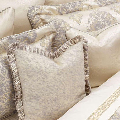 AICO by Michael Amini - Bennett 10-Piece King Comforter Set - Champagne - BCS-KS10-BENNET-CMP veiw 5