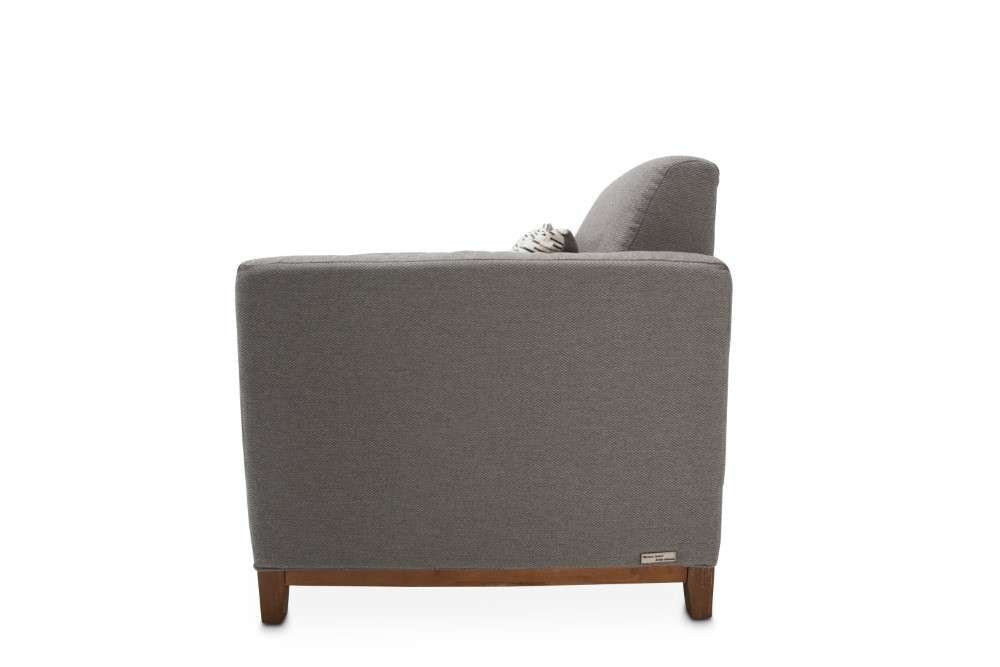 AICO by Michael Amini - Brooklyn Walk - Chair, Gunmetal - Burnt Umber - KI-BRKW835-GMT-408N_CLOSEOUT veiw 3