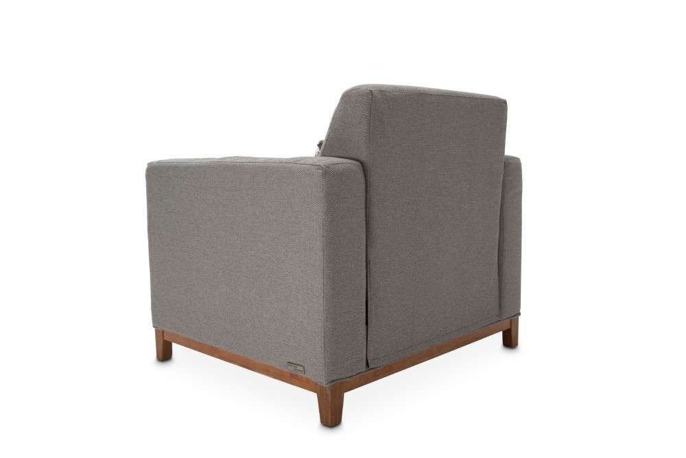 AICO by Michael Amini - Brooklyn Walk - Chair, Gunmetal - Burnt Umber - KI-BRKW835-GMT-408N_CLOSEOUT veiw 4