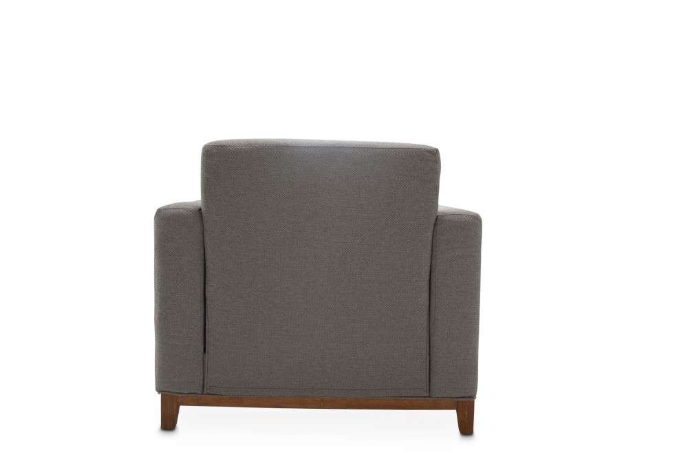 AICO by Michael Amini - Brooklyn Walk - Chair, Gunmetal - Burnt Umber - KI-BRKW835-GMT-408N_CLOSEOUT veiw 5
