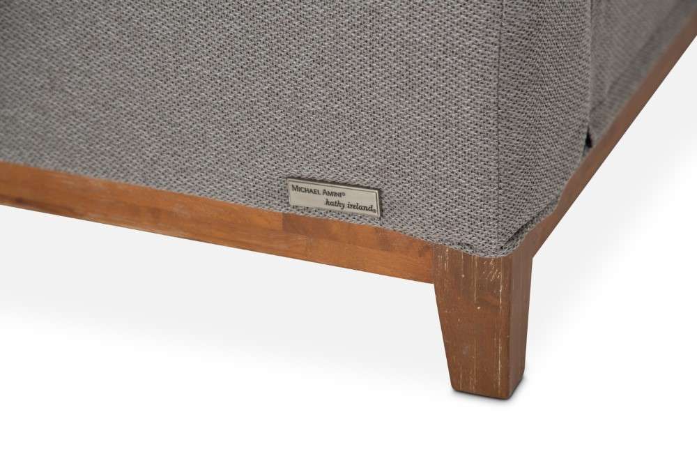 AICO by Michael Amini - Brooklyn Walk - Chair, Gunmetal - Burnt Umber - KI-BRKW835-GMT-408N_CLOSEOUT veiw 6