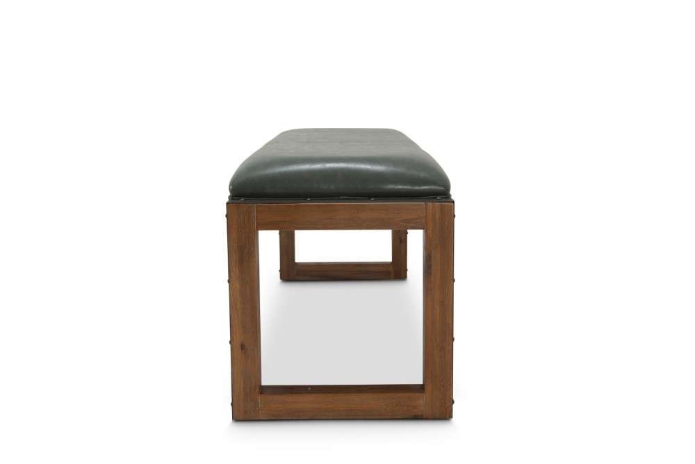 AICO by Michael Amini - Brooklyn Walk - Dining Bench - Burnt Umber - KI-BRKW900-408 veiw 3