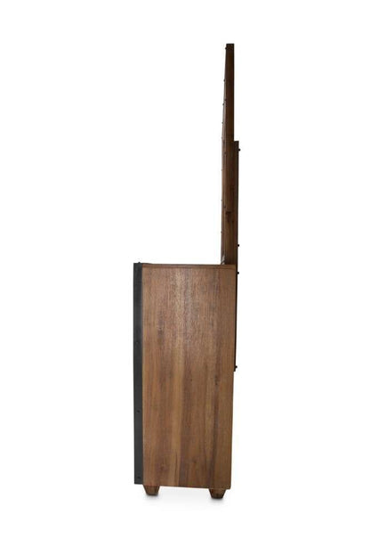 AICO by Michael Amini - Brooklyn Walk - Dresser & Mirror - Burnt Umber - KI-BRKW050-60-408N veiw 2